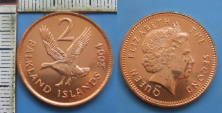 2004 - 2 pence - Falklandy