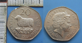 2004 - 20 pence - Falklandy