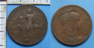 1917 - 10 centimes - Francie