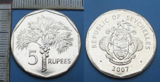 2007 - 5 rupees - Seychelly