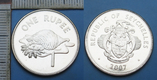 2007 - 1 rupee - Seychelly