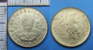 1997 - 200 lir - San Marino