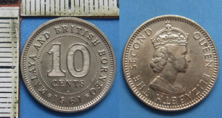 1961 - 10 cents - Britská Malasie a Britské Borneo