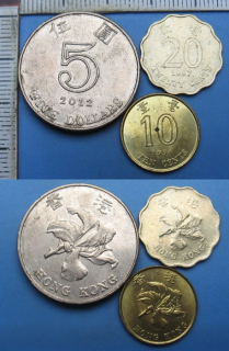 mince Hong Kongu - 3x různý typ