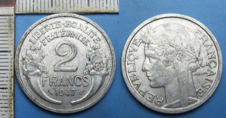 1947 - 2 francs - Francie