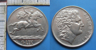 1931 - 1 lek - Albánie