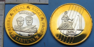 2004 - žeton - Litva, probe