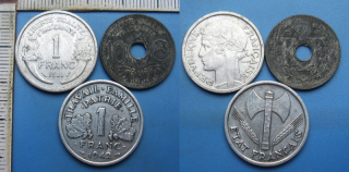 1941-42 - 3x mince válečné Francie