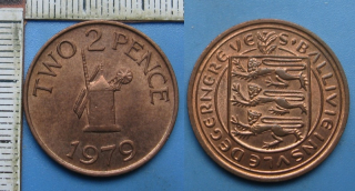 1979 - 2 pence - Guernsey