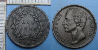 1885 - 1 cent - Sarawak, rádža C.Brooke