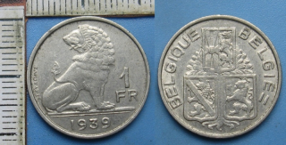1939 - 1 franc - Belgie