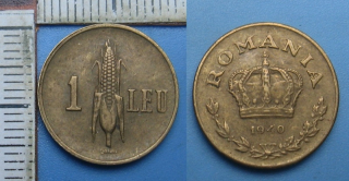 1940 - 1 leu - Rumunsko
