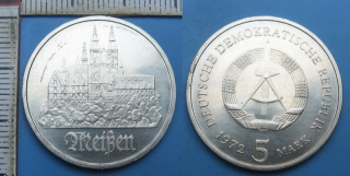 1972 A - 5 mark - Německo, NDR, Míšeň