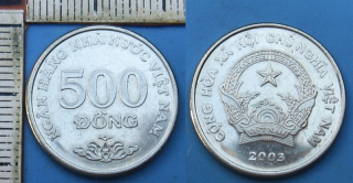 2003 - 500 dong - Vietnam