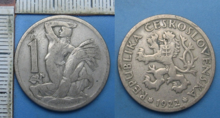 1922 - 1 koruna
