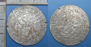 1440-1464 - štítový groš, stříbro - Friedrich II. a William III., Sasko, pěkný