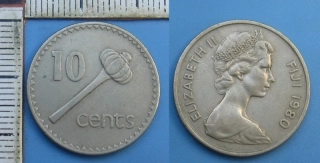 1980 - 10 cents - Fidži