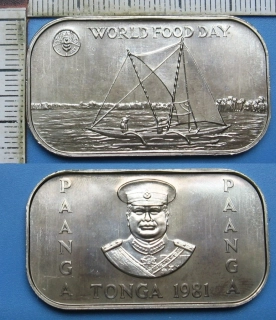1981 - 1 paanga - Tonga, World Food Day