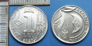 2020 - 1 leu - Moldávie