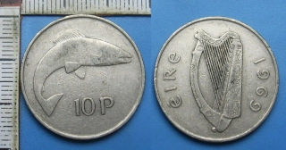 1969 - 10 pence - Irsko