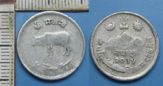 1971-2001 - 5 paisa - Nepál, Birendra Bir Bikram