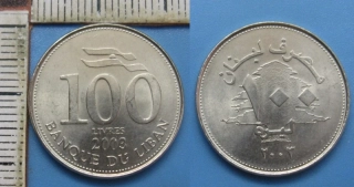 2003 - 100 livres - Libanon