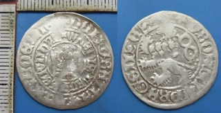 1471-1516 - Pražský groš, stříbro - Vladislav II. Jagellonský