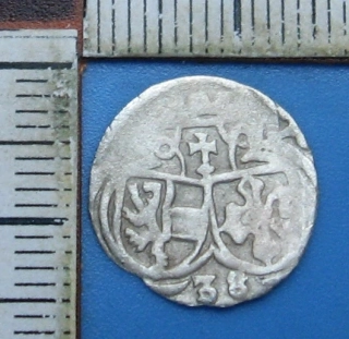 1538 - 2 fenik, stříbro - arcibiskup Matyáš Lang z Wellenburgu, Salzburg