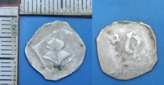 1393 - 1450 - fenik se čtyřrázem, stříbro - Bavorsko, Landshut, Jindřich IV.