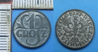 1939 - 1 grosz - válečné Polsko