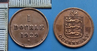 1929 H - 1 double - Guernesey