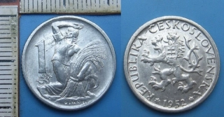 1952 - 1 koruna