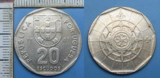 1987 - 20 escudos - Portugalsko