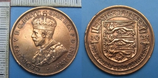 1923 - 1/12 shilling - Jiří V., Jersey