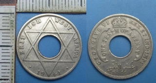 1941 - 1/10 penny - Jiří VI., Britská Západní Afrika