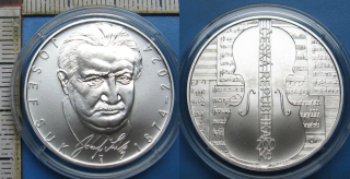 2024 - 200 Kč, stříbro - Josef Suk, kapsle, certifikát