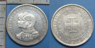 1898 - 500 reis, stříbro - Portugalsko, výroční