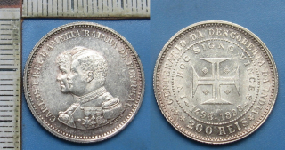 1898 - 200 reis, stříbro - Portugalsko, výroční