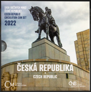 2022 - sada oběžných mincí - Česká republika