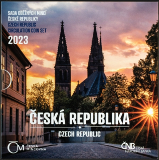 2023 - sada oběžných mincí - Česká republika