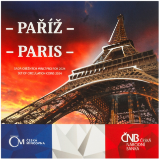 2024 - sada oběžných mincí - Olympijské hry v Paříži