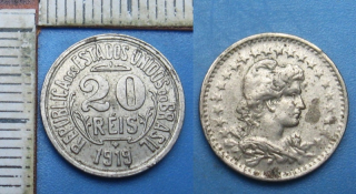 1919 - 20 reis - Brazílie