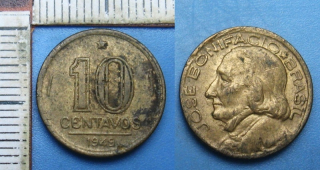 1949 - 10 centavos - Brazílie