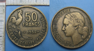 1952 - 50 francs - Francie
