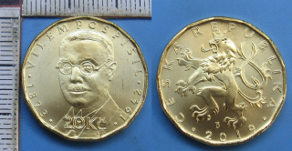 2019 - 20 Kč - výroční, Vilém Pospíšil