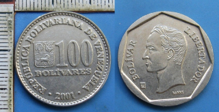 2001 - 100 bolívares - Venezuela