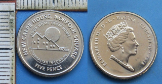 2018 - 5 pence - Gibraltar, New Calpe House
