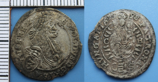 1698 CH - 3 krejcar, stříbro - Leopold I., Bratislava, Ch. Hunger