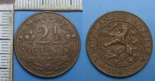 1965 - 2,5 cent - Nizozemské Antily