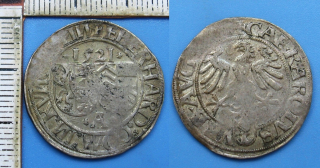 1521 A - batzen, stříbro - Eberhard IV., Augsburg